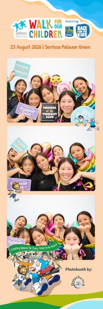 Branded photostrip from Walk for Our Children 2026